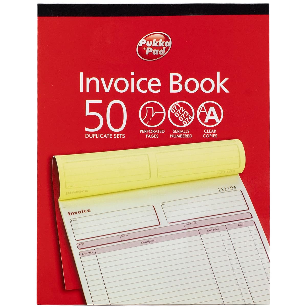 Pukka Pad, Duplicate Invoice Book 214 x 273mm