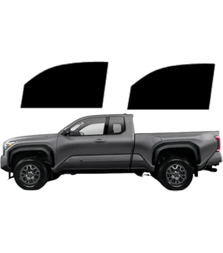 The Tint Effect Precut Window Tint Kit Compatible with Toyota Tacoma Access Cab Truck (2016-2023)(Includes: Front Windshield Visor precut in 5%) Automotive Film The Tint Effect Precut Window Tint Kit Compatible with Toyota Tacoma Access Cab Truck (2016-2023)(Includes: Front Windshield Visor precut in 5%) Automotive Film