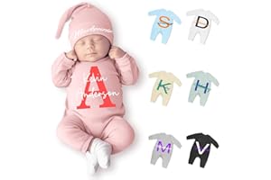 MilSall Custom Newborn Outfit Coming Home Personalized Name Baby Clothes 0~6M Customized Girl Boy Clothes Fall Outfit