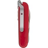 SwissKarry Clip Compatible with some 91mm Victorinox Swiss Army Knife Models. Please check compatibility. 5 Custom Designs for a Personalised Pocket Knife. Stainless Steel Tough. &lsquo;Pure Matte&rsquo;