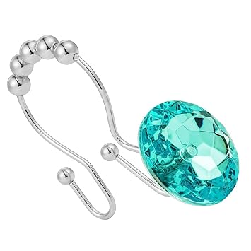 Amazon Com Kingbra Shower Curtain Hooks Diamond Shape Rings