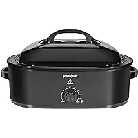 Proctor Silex 24-Pound Electric Roaster Oven with Variable Temperature Control, Self-Basting Lid & Removable Pan, 18 Quart, B