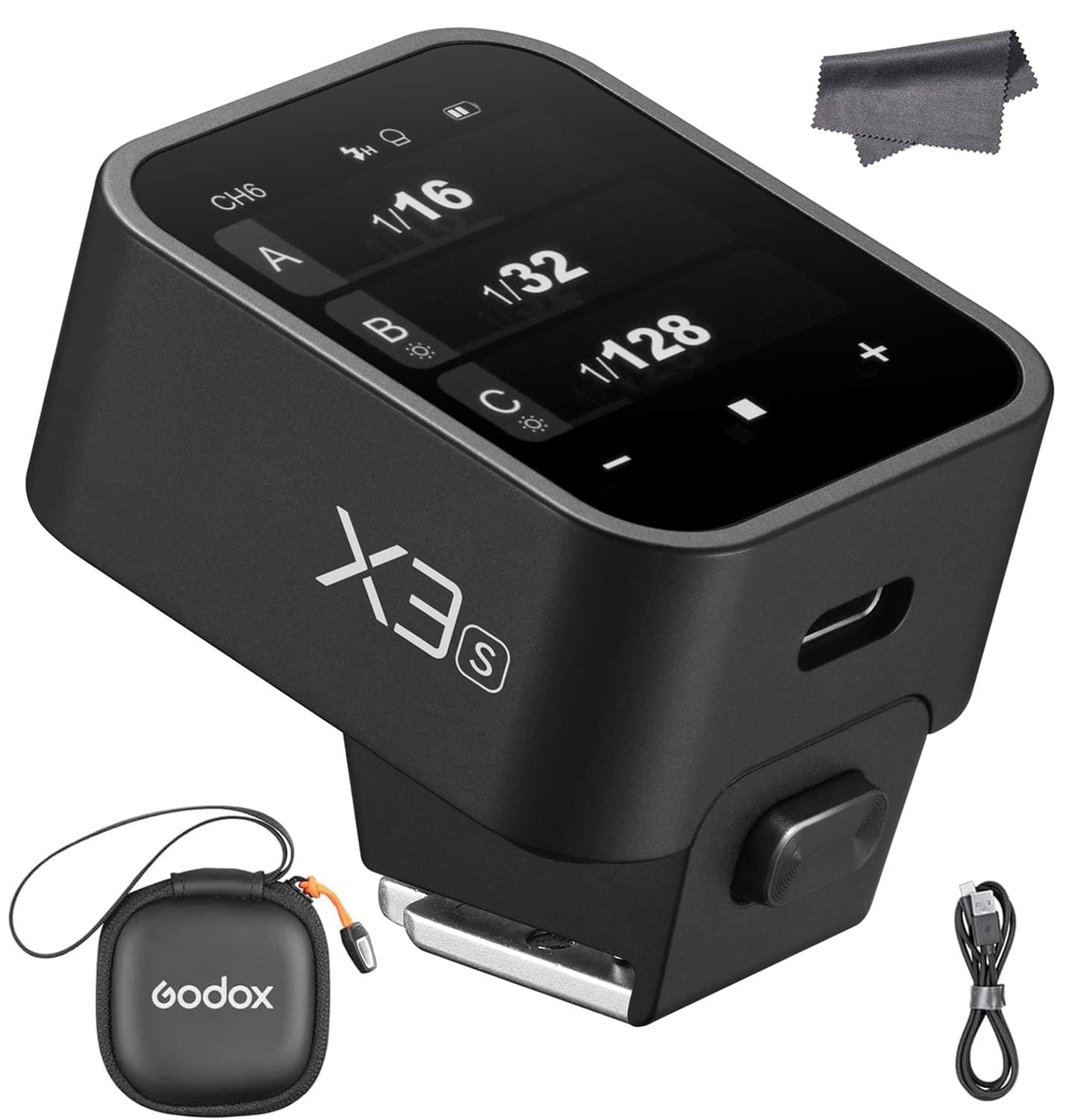 Photo 1 of GODOX X3 X3S X3-S TTL Touchscreen Flash Trigger Compatible with Sony Cameras, 2.4G Wireless OLED Transmitter, Built-in 850mAh Lithium Battery (X2T-S XPro-S XProII-S Upgrade Version)