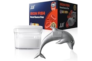 JJI Iron Fish - Iron Fish for Iron Deficiency A Natural Source of Iron Add Iron to Food and Water Reduce Risk of Iron Supplement for Pregnant Women Vegans Gift for Women