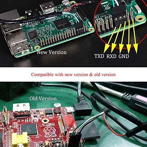 HONG111 4Pack PL2303TA USB to TTL Serial Cable Debug Console Cable for Raspberry Pi - Thumbnail 5
