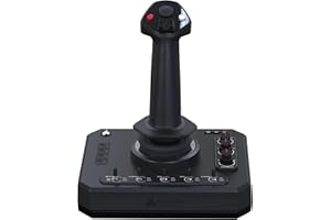 HONEYCOMB AERONAUTICAL Honeycomb Foxtrot Aviation Stick - flight stick for flight simulation, premium gimbal mechanism, 16bit Hall Effect Sensors, ambidextrous design, compatible with MSFS 2024/2020 for PC & Mac