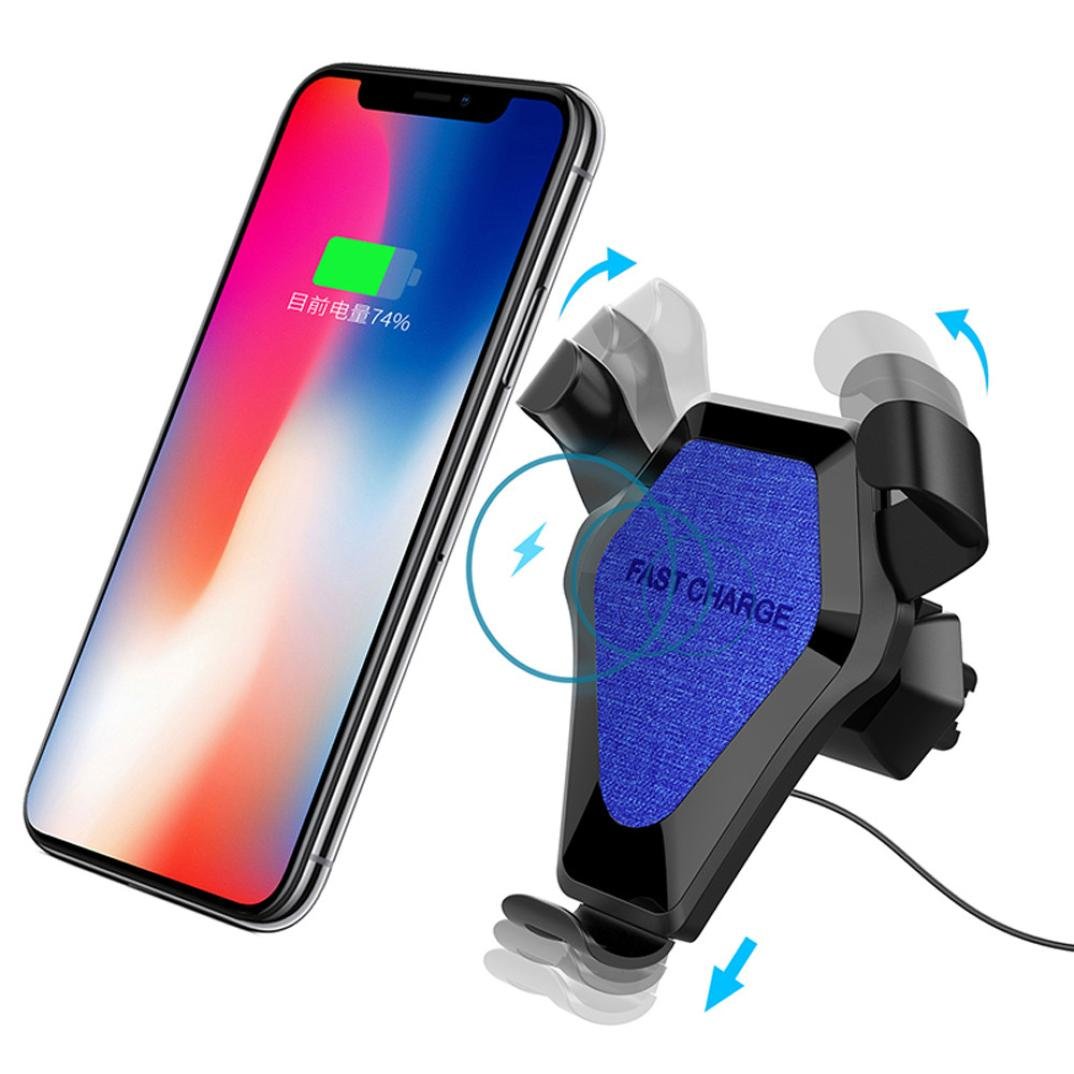 全国組立設置無料 Certainplワイヤレス充電器qi Certified車マウントホルダーワイヤレス充電パッドiphone X Iphone 8 8 Plus Samsung S9 S9 S8 S8 S7 Note 8 And More Qiデバイス 100 X 100 X 6 Mm マルチカラー ブルー B07fcd4zm5 送料無料 Ihmc21 Com