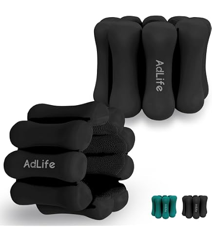 SPORTBIT Poids De Poignets Et Chevilles - Lot 2 X 0,45 Kg, Ajustables, En Silicone, 15 Couleurs, Pour Fitness, Yoga, Marche