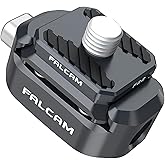 FALCAM F22 Quick Release Mount for Insta360, 1/4" Thread Quick Release Plate QR System Camera Tripod Mount Adapter Panoramic