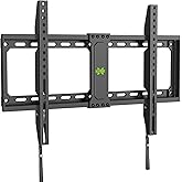 USX MOUNT TV Wall Mount,Low Profile TV Mount for Most 42-95 Inch Flat Screen Televisions,Max VESA 600x400mm Fixed Wall Mount Bracket Holds up to 132 lbs,Fits 16"/18"/24" Studs