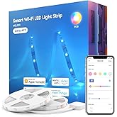 meross Smart LED Strip Lights, 32.8ft WiFi RGB Light Strip, Works with Apple HomeKit, Siri, Alexa&Google and SmartThings, App