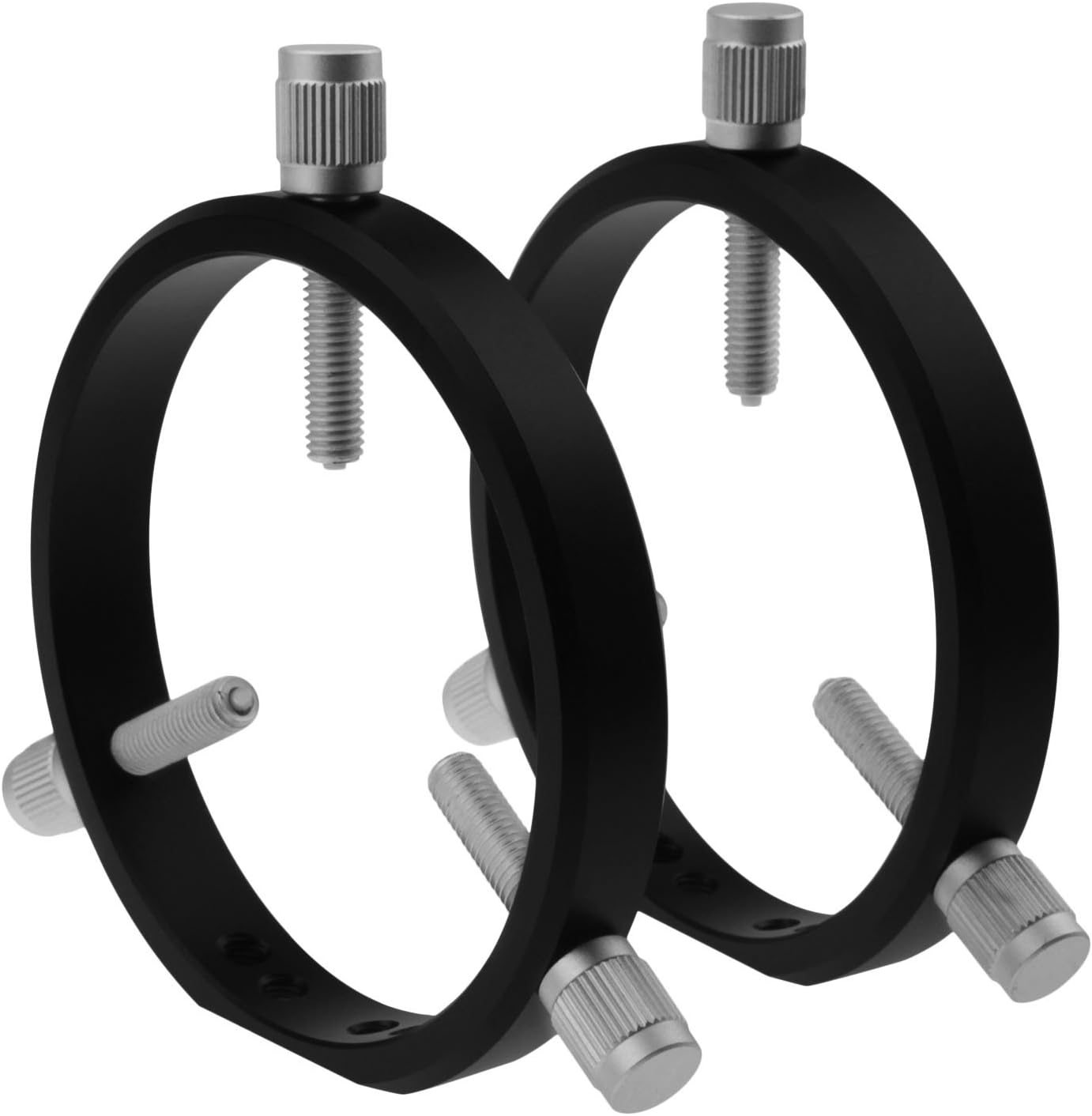Astromania Adjustable Guiding Scope Rings 102 mm Inside Diameter (Pair) - for Telescope Tube Diameter or Finders 48 to 100mm