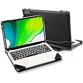 Berfea Protective Case Cover 15.6“ for Lenovo IdeaPad Flex 5, IdeaPad 1 Student Laptop 15IJL7 Gen 7, 1i Laptop 15.6" FHD Touchscreen 15.6 inch Notebook PC Sleeve Stand Hard Carry Case
