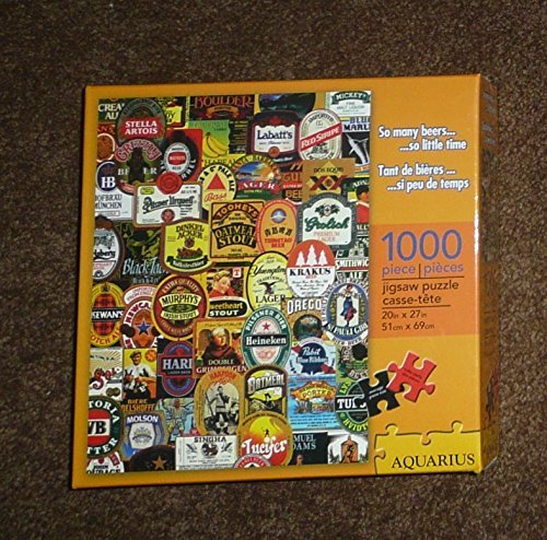 Aquarius 1000 Piece Puzzle - "So Many Beers...So Little Time"