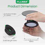 ALUSSO 4W LED Recessed Downlight 3000K-6500K Dimmable IP44 12 Pack view 5