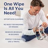 Snugell Citrus Scented Travel CPAP Mask Wipes 70 Count Canister view 3