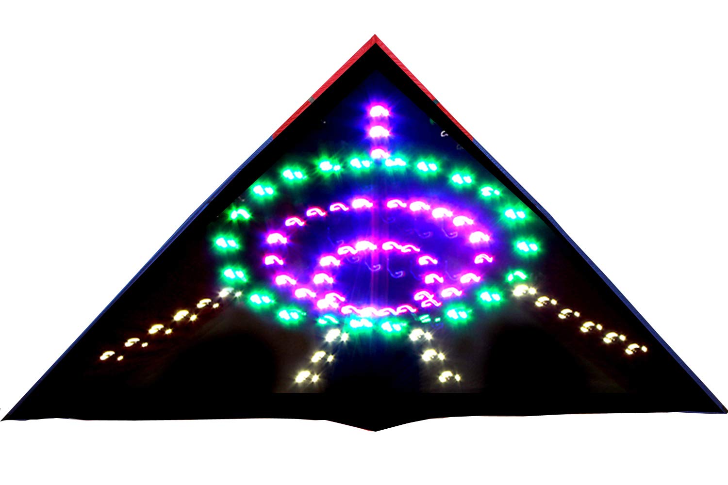 Buy Hengda Kite 136 LED Night Kite Soft Cloth UFO Flying Saucer Super Bright LED Luminous Kite