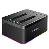 Inateck RGB USB 3.0 USB-C Port Hard Drive Docking