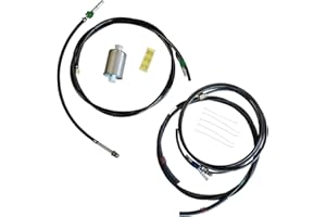 Inline Tube Replacement for 1988-97 Chevrolet GMC C K Trucks Gas Engine Supply Return & Vapor Nylon Fuel Line Kit Tank To Front