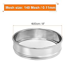 PATIKIL 140 Mesh Lab Sieve, 8" Diameter Test Sieve