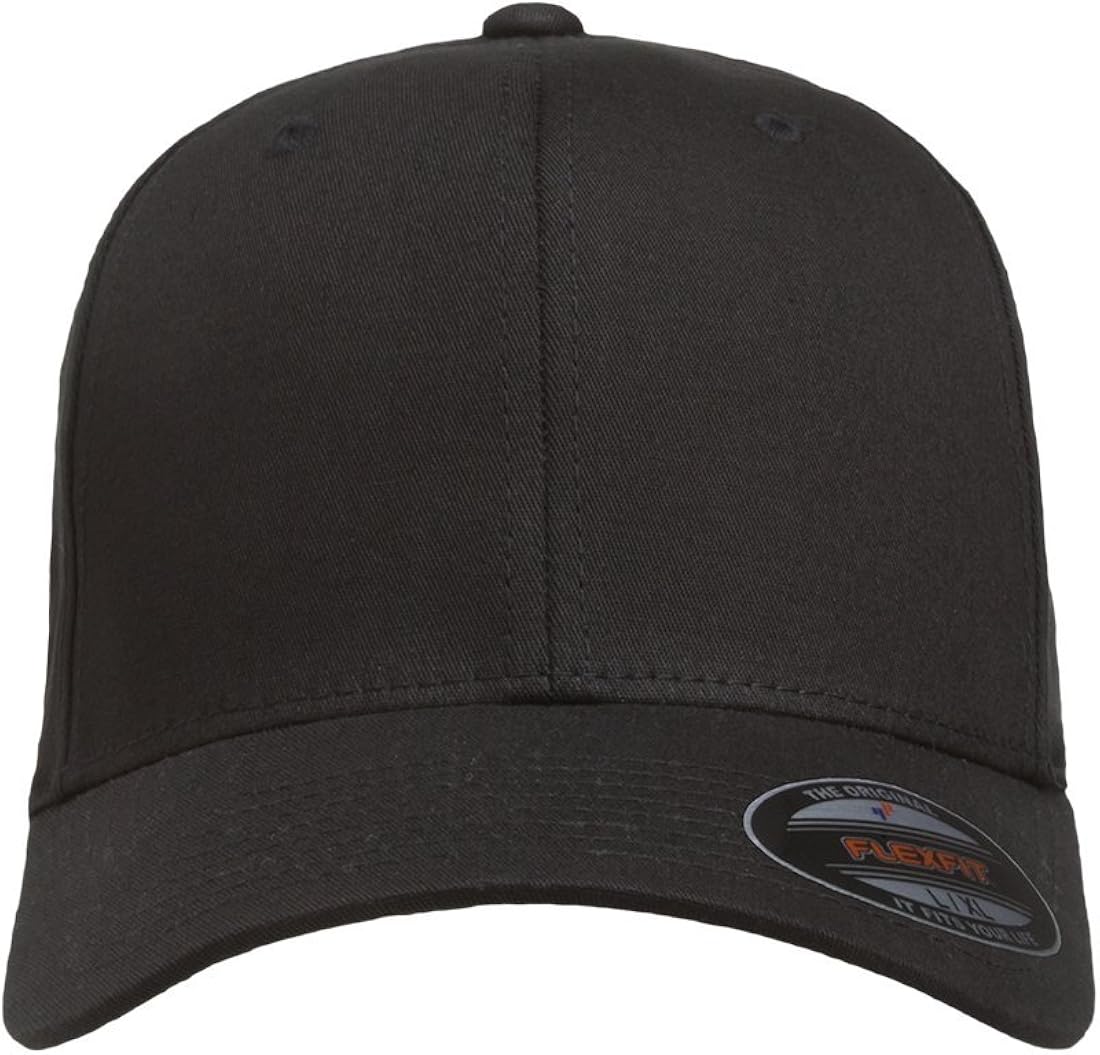 Flexfit Cotton Twill Fitted Cap at  Men’s Clothing store