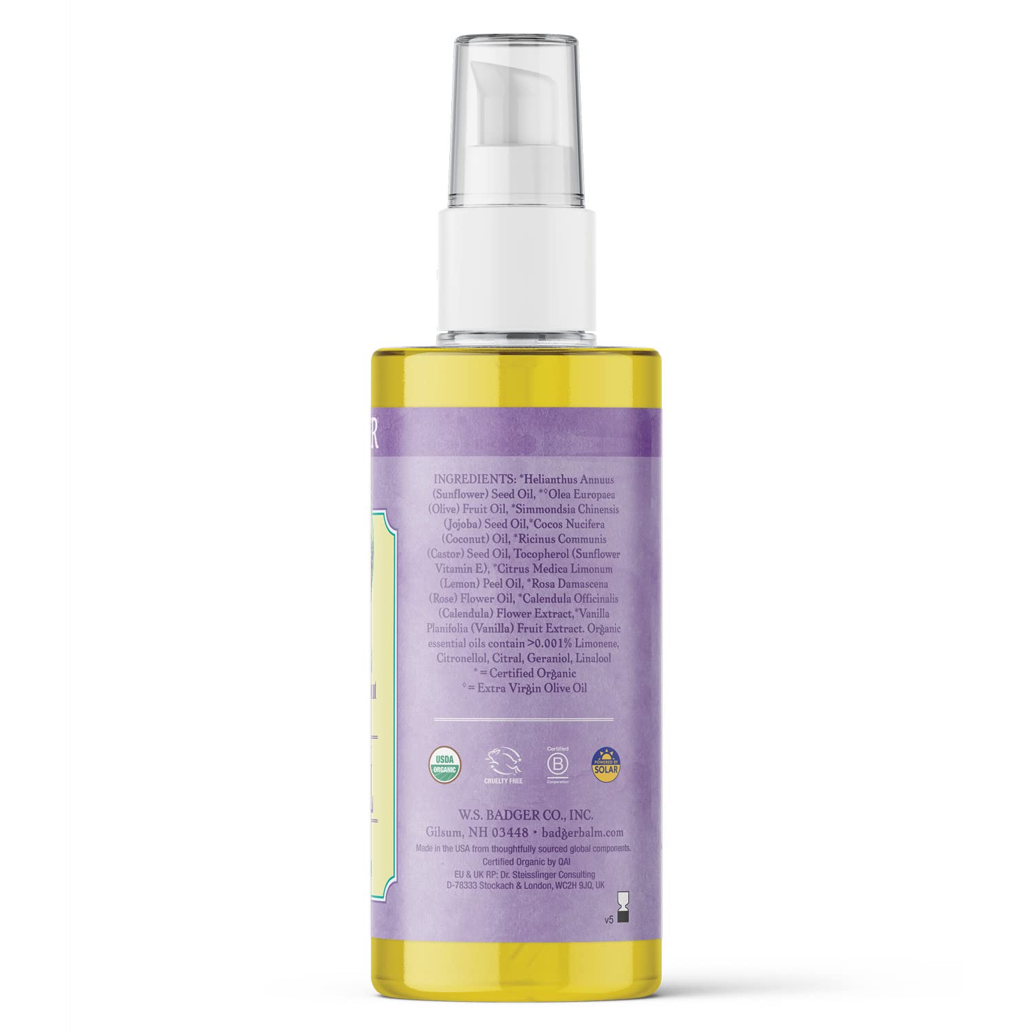 Badger Pregnant Belly Oil and Belly Butter, Rose & Vanilla, Certified Organic, Gentle & Soothing for Stretched Skin During & After Pregnancy