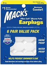Mack's Pillow Soft Silicone Earplugs 6 Pairs 12 Count Pack of 1