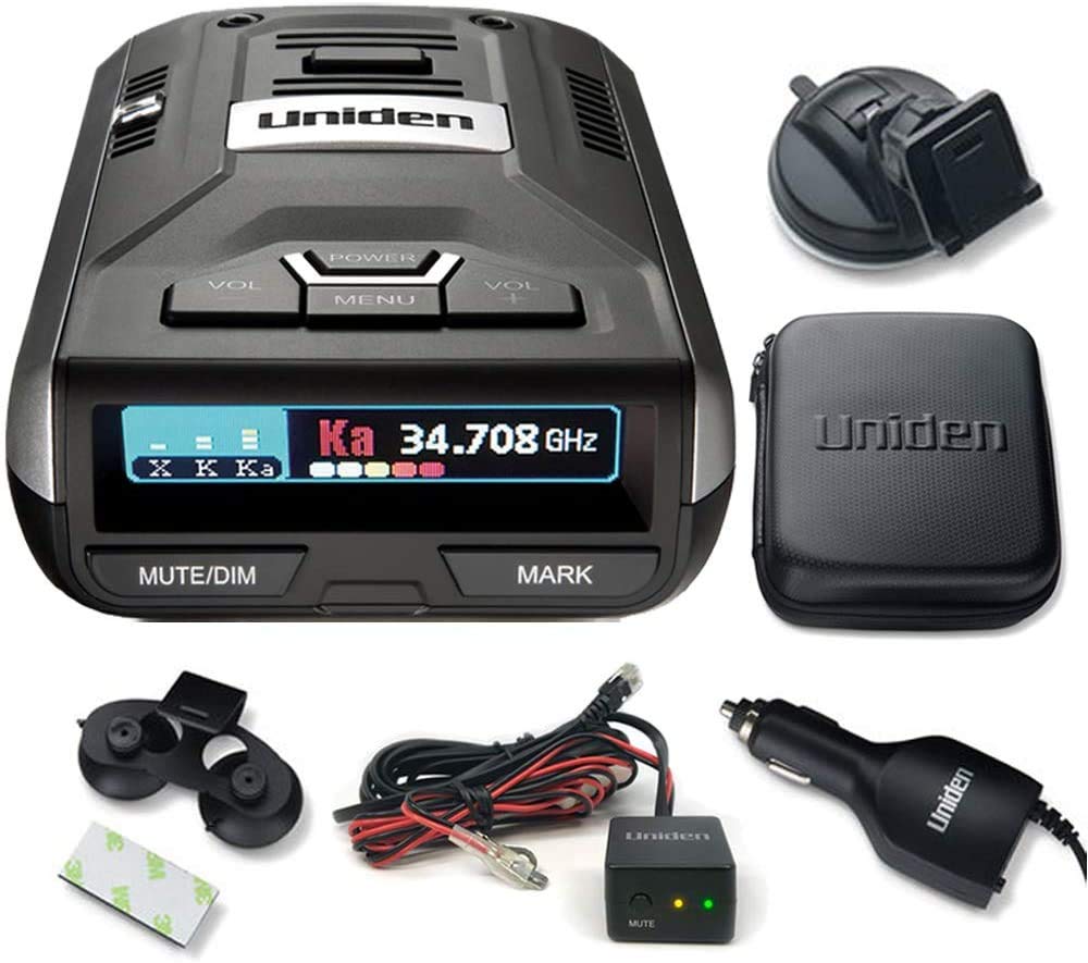 Photo 1 of Uniden R3DSP R3 Dsp Extremely Long-Range Radar Detector/Laser Detector & RDA-HDWKT Radar Detector Smart Hardwire Kit, OLED