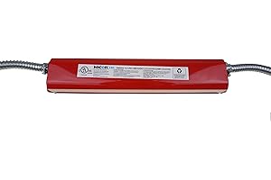 NICOR Lighting 8W LED Emergency Battery Backup Driver Universal (EMB80-10-UNV) , Red