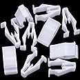 Rexka 10pcs Snap Fitting Grille Clip 90666-SDA-A01 for Honda Accord Civic CR-V Fit Odyssey Pilot Acura RDX ILX TL TSX