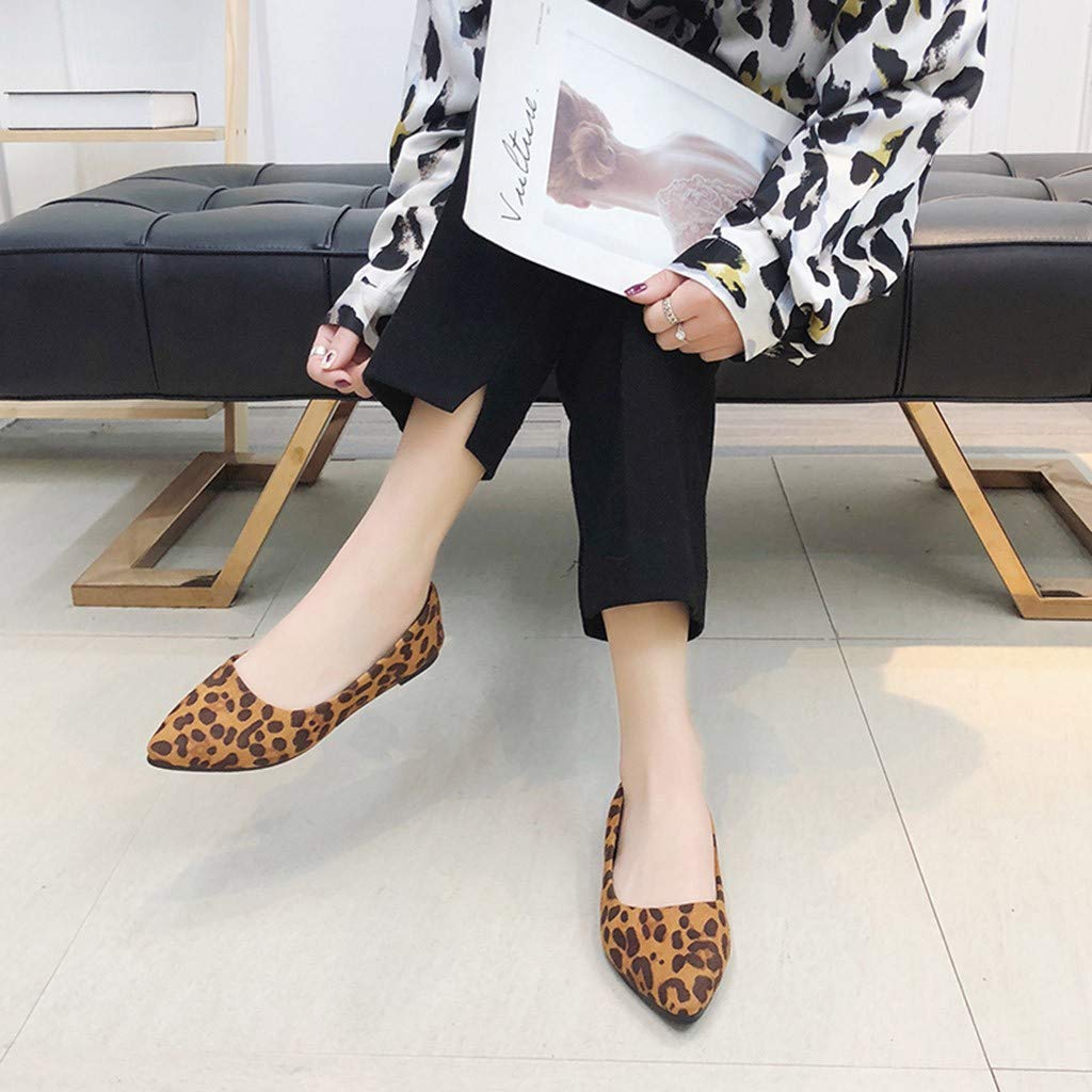 scarpe basse leopardate