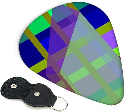 Amazon 幾何学 グリッド カラー ギターピック トライアングル ピック 6枚 ハードギターピック 0 46 0 71 0 96mm3種の厚さ Guitar Pick ベーシック Abs材質 可愛い 楽器 音響機器 楽器