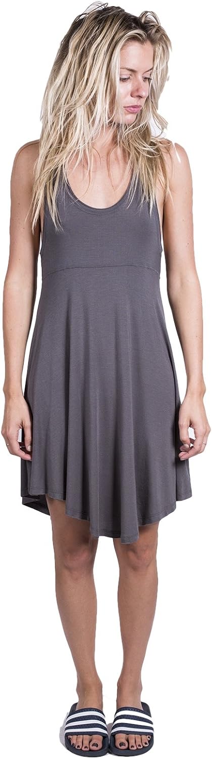 Joah Brown Womenâs Silhouette Dress M/L Slate at Amazon Womenâs Clothing store