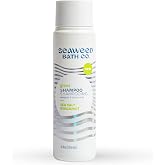 Seaweed Bath Co. Gloss Shampoo, Sea Salt Bergamot Scent, 12 Ounce, Sustainably Harvested Seaweed, Awapuhi, Lactic Acid, For All Hair Types