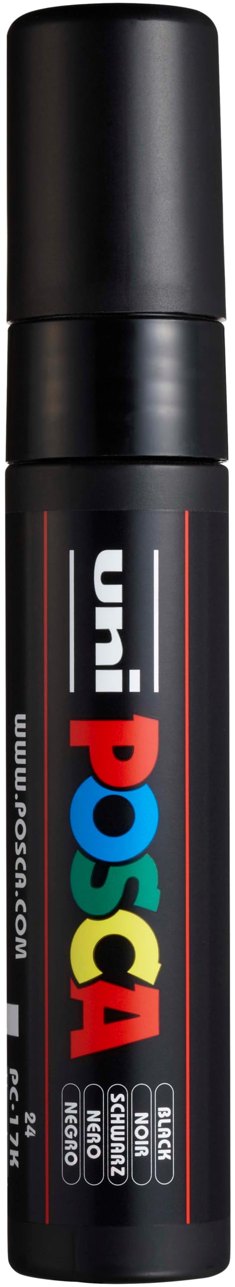 Uni-Ball Posca Extra Broad Chisel Marker Black PC17K