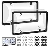 License Plate Covers, 2 Pack License Plate