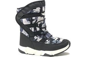 REDVOLUTION Girls Boys Unisex Snow Boots Slip-Resistant Waterpoof Winter Fashion Shoe (Toddler/Little Kid/Big Kid)