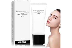 XIAOTU Skin Tone Adjusting CC Cream SPF 50,Cosmetics CC Cream for Mature Skin,Face Colour Correcting Self Adjusting Foundation,Pre-makeup Primer Moisturizing Skin Concealer Brightening Skin Tone (Natural)