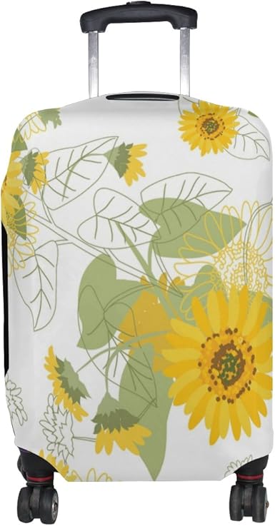 small yellow suitcase