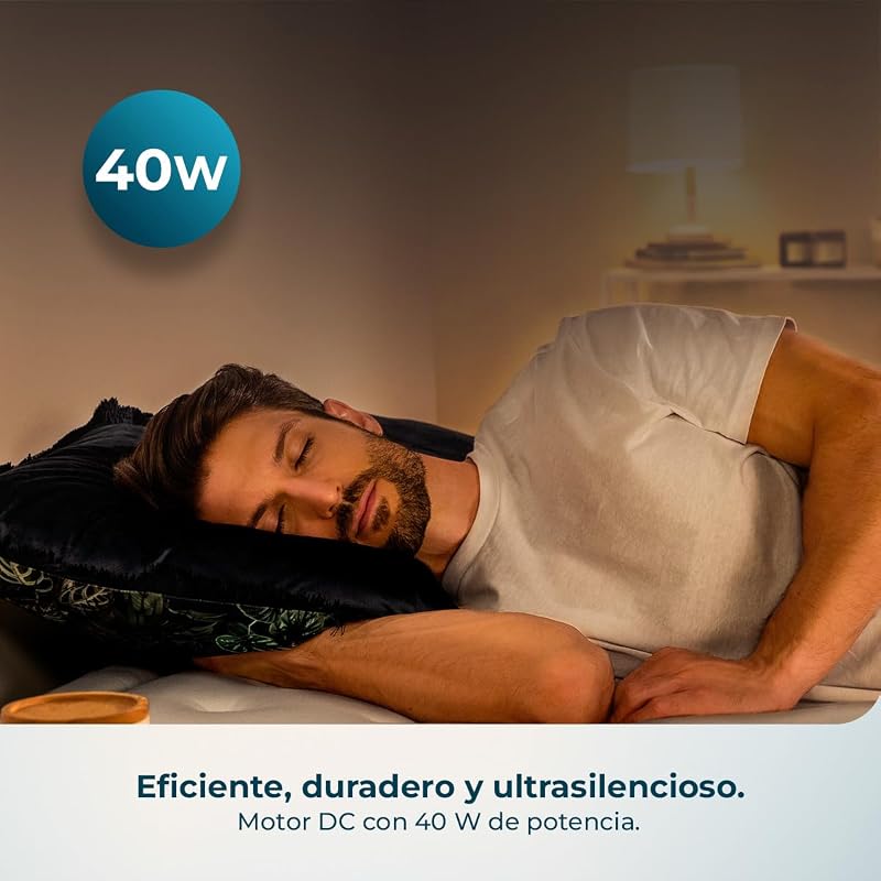 Ventilador de Techo EnergySilence 5400 Classic White&LightWood — foto 2 de 8