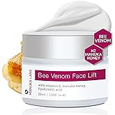 Natural Bee Venom Face Lift Treatment Cream with Active Manuka Honey, Shea, Cocoa Butter, and Jojoba – Nature’s Most Powerful Solution!