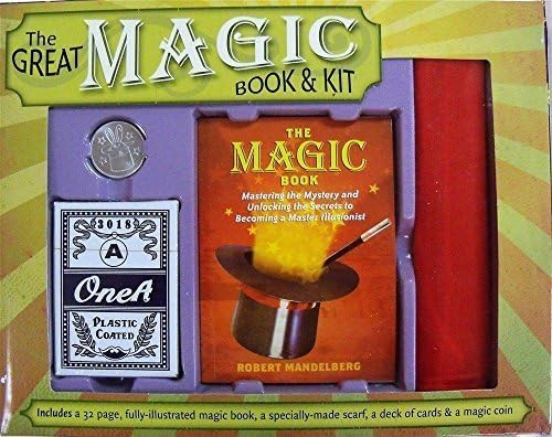 Rivchell he Great Magic Book and Kit Coin Scarf Cards - Robert Mandelberg Book by cliff