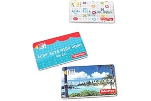 Fisher-Price Replacement Parts On-The-Go Wallet Playset GGT58 - Replacement Pretend Credit Cards