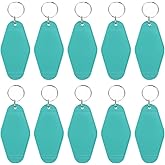 PATIKIL Vintage Motel Keychain, Blank Hotel Keychains Key Tag,