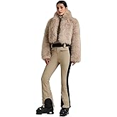 GSOU SNOW Women Ski Suit One Piece Snowsuit Snowboard Faux Fur Collar Slim Jumpsuit Jacket Insulated Windproof Outdoor Winter