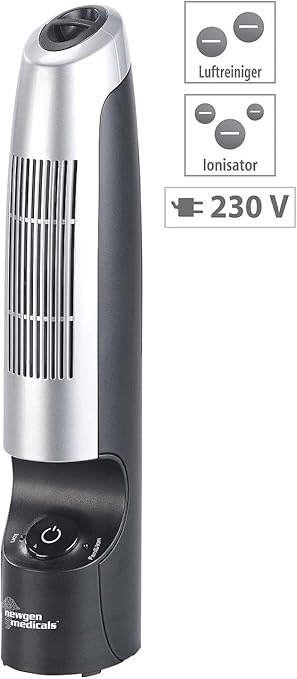 Amazon De Newgen Medicals Ionen Luftreiniger Luftreiniger Mit Ionisator Und Geblase 2 Stufen 3 2 Watt Luftreiniger Mit Ionisator Technik