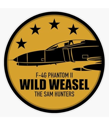 F-4 Phantom Vinyl Sticker - 5 Inch Waterproof Decal Made In USA