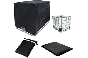 1000L IBC Tote Cover，Water Tank Protective Cover，Outdoor Rain Barrel Water Tank Protective Cover，Tote Cover Oxford Cloth Coat
