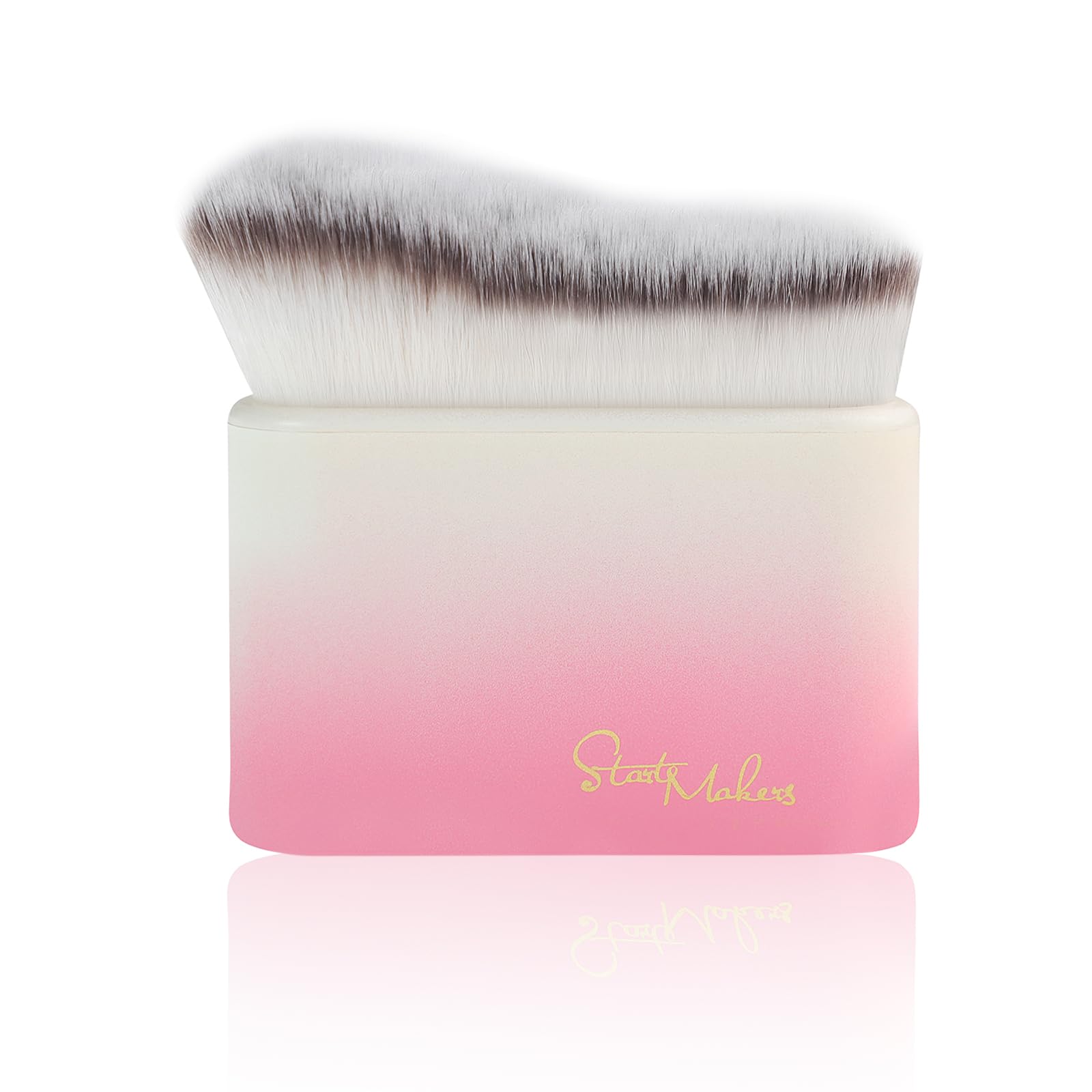 Tanning Brush Start Makers Pink Makeup Brushes Kabuki Self-tanning Brush for Liquid, Cream and Powder Face Makeup for Body & Leg Makeup