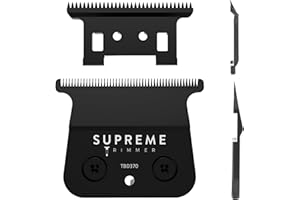 Supreme Trimmer Replacement DLC Blade | Close Cutting, Barber Liner Mens Beard Trimmer Replacement DLC T-Blade | TBD370